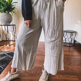 Stone Flower Patch Mineral Wash Pant