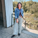 Uneven Hem Detail Denim Jacket | Mid Wash