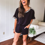 Black + Leo Trim Bottom