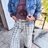 Uneven Hem Detail Denim Jacket | Mid Wash