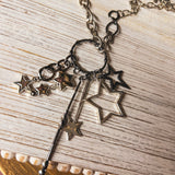 WISHING UPON A STAR CHARM DROP NECKLACE