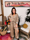 Taupe Boho Print Pant