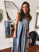 Washed Tencel Pleat Front Jumpsuit