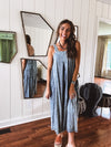 Washed Tencel Pleat Front Jumpsuit