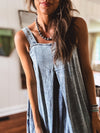 Washed Tencel Pleat Front Jumpsuit