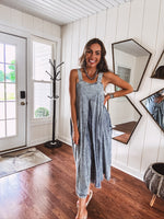 Washed Tencel Pleat Front Jumpsuit