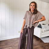Silk Pants w/Slit