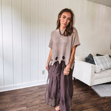 Silk Pants w/Slit