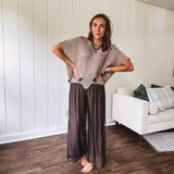 Silk Pants w/Slit