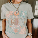 Floral Amen Graphic Tee