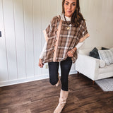 Cozy Toggle Poncho Jacket