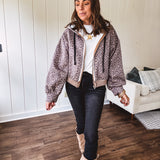 Leo Raw Cut Hoodie Jacket