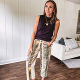 Tan Patchwork Trail Twill Pants