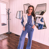 Slate Blue Luxe Loungewear