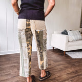 Tan Patchwork Trail Twill Pants