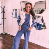 Slate Blue Luxe Loungewear
