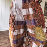 Washed Patchwork Wanderer Pants