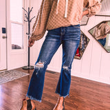 Dark Crop Flare | High Rise