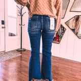 Dark Crop Flare | High Rise