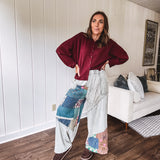 Lightweight Button Down Knit Cardigan | Burgundy