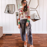 Black Denim Washed Barrel Jean