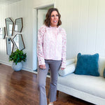 Stretchy, lightweight dark taupe kick flare jeans.