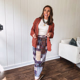 Washed Patchwork Wanderer Pants