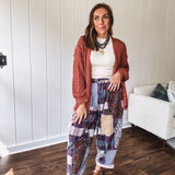 Washed Patchwork Wanderer Pants