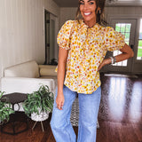 Honey Mix Floral Blouse