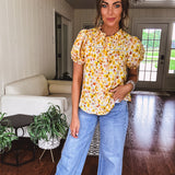 Honey Mix Floral Blouse