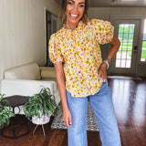 Honey Mix Floral Blouse