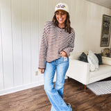 Medium Wash Flare Denim TC | High Rise