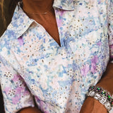 Cool Blue Multi Eyelet Lace Dress