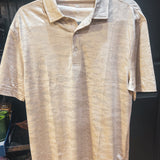 Jacquard Beige Polo | Men's