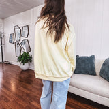 Thin, lightweight soft long sleeved pullover with mock neck and exposed seams, oversized.