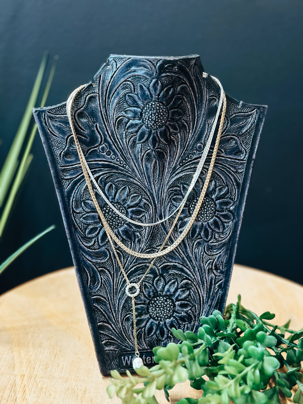 All The Chic Things Multi Layer Drop Necklace