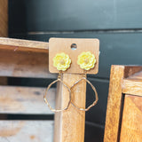 FLORAL FLOWER SUNRISE EARRING