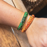 QUINCY HORSEBIT SCULPTED HINGED BANGLE