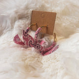 Camille Bandana Hoop Earring
