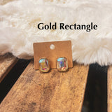 Rhinestone Post Earring