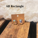 Rhinestone Post Earring