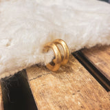 Matte Bevel Hoop