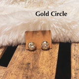 Rhinestone Post Earring