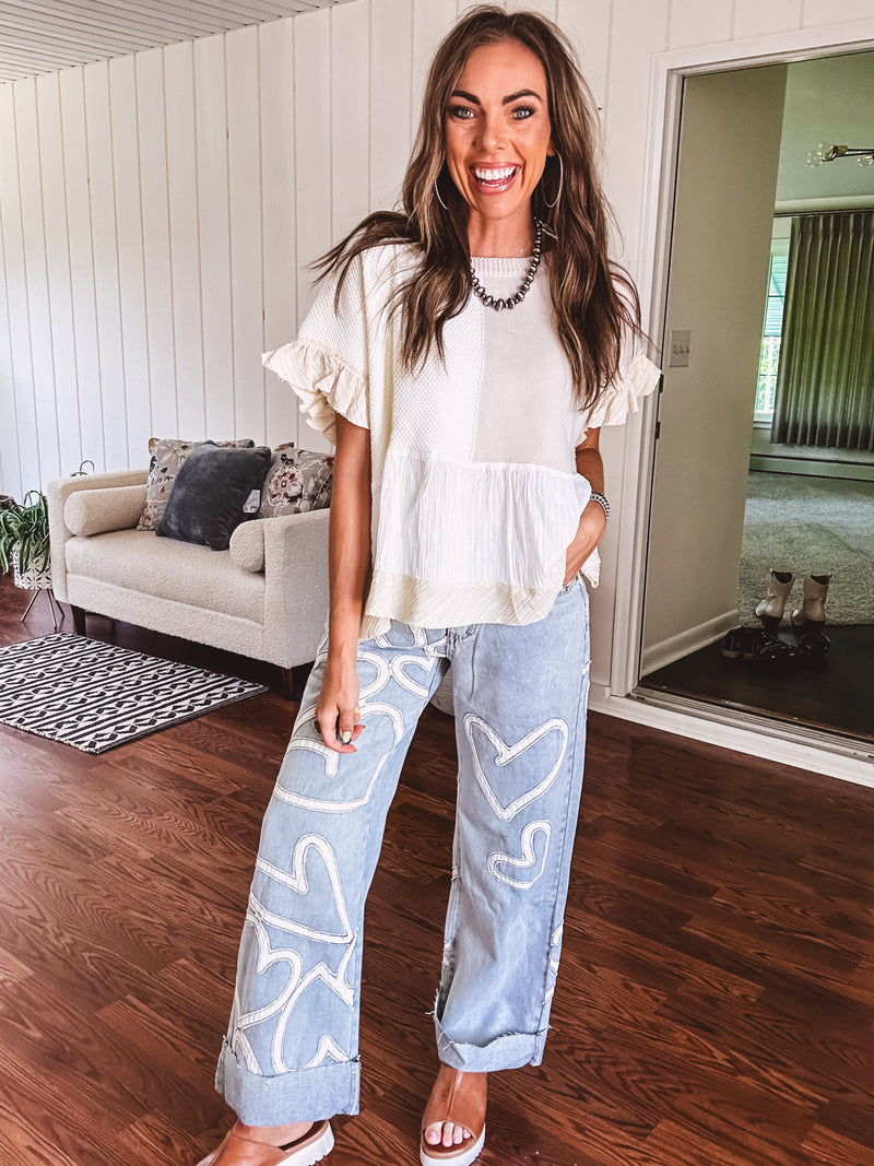 All The Love Patchwork Pant
