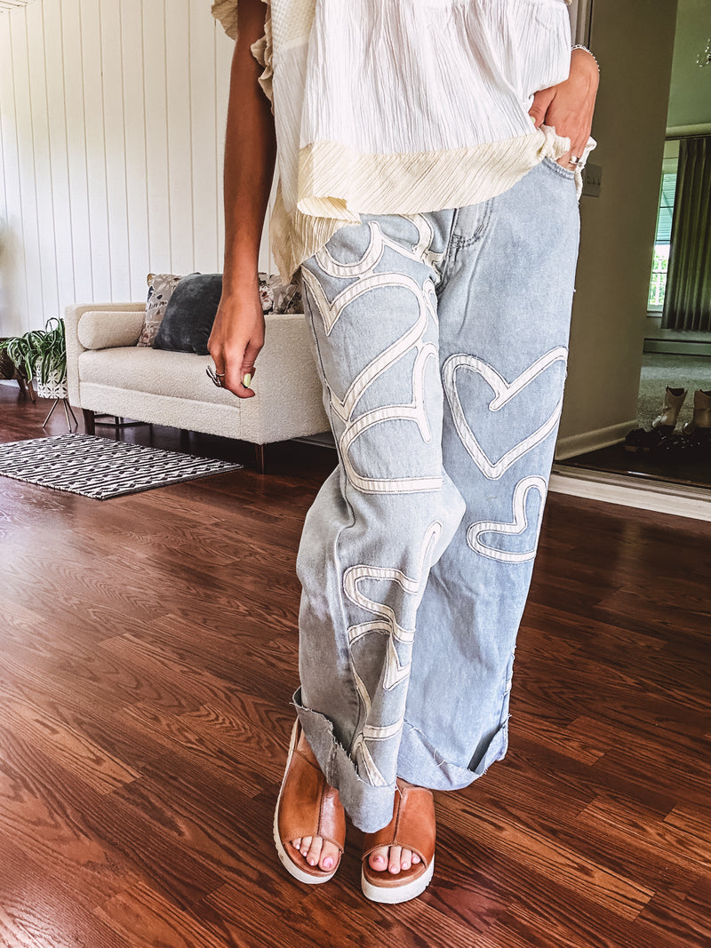 All The Love Patchwork Pant