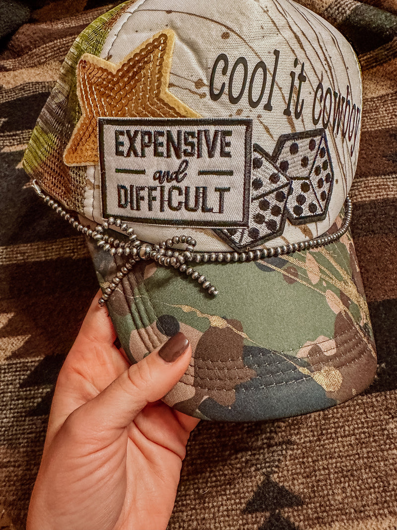 Navajo Pearl Bow Trucker Hat Band