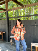 Aztec Mix Brown Vest