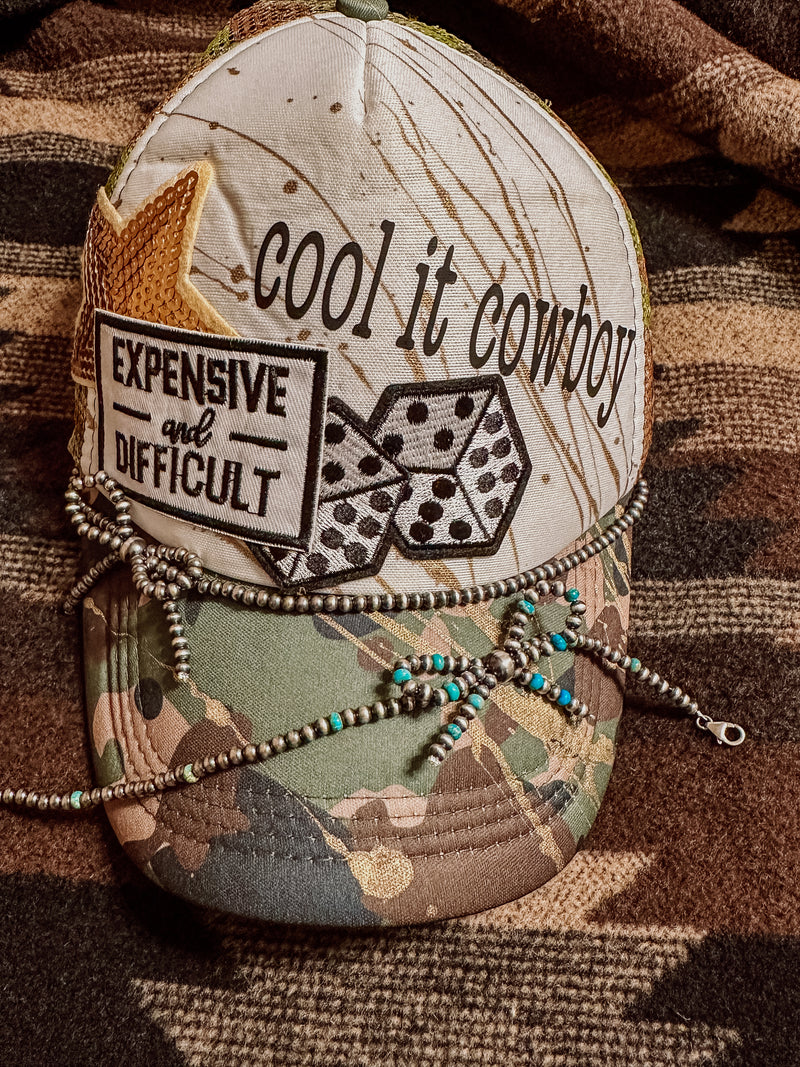Navajo Pearl Bow Trucker Hat Band