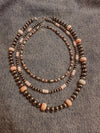 8mm Pink Conch + Sterling Silver Pearl Necklace | 20"