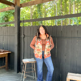 Aztec Mix Brown Vest